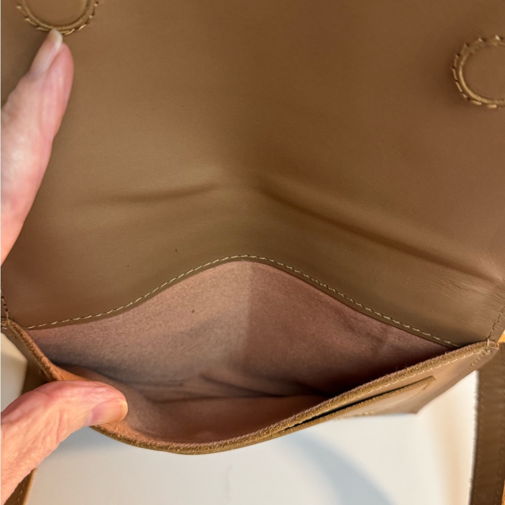 π€ LIMA SAGRADA Tan Leather BELT BAG! - Picture 6 of 9